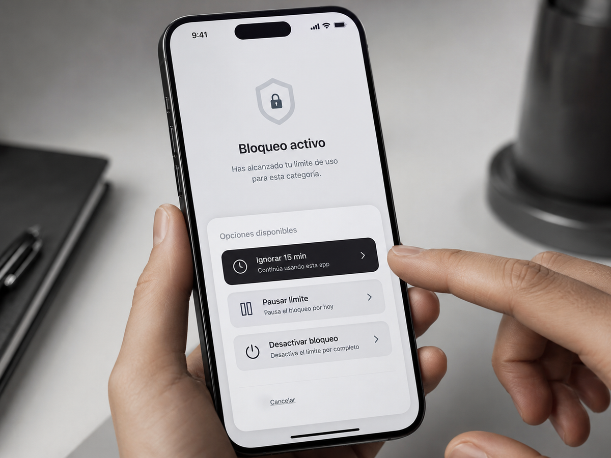 Apps de bloqueo
